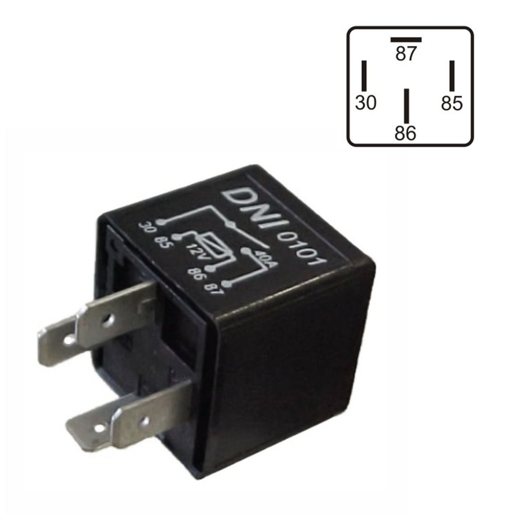 RELE AUXILIAR 0101 SEM SUPORTE 40/4 TERMINAIS 12V CORSA 94/