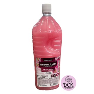 Sabonete Liquido Dermacream - Concentrado Mãos e Banho - Rosa Mosqueta 2Lt em Oferta na Shopee