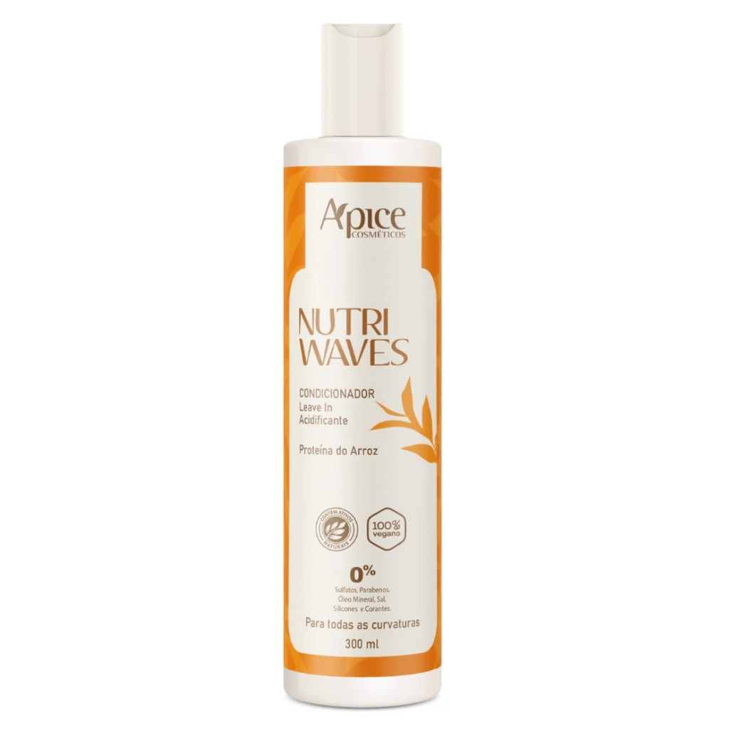 Condicionador Acidificante e Leave-in Nutri Waves Apice 300ml