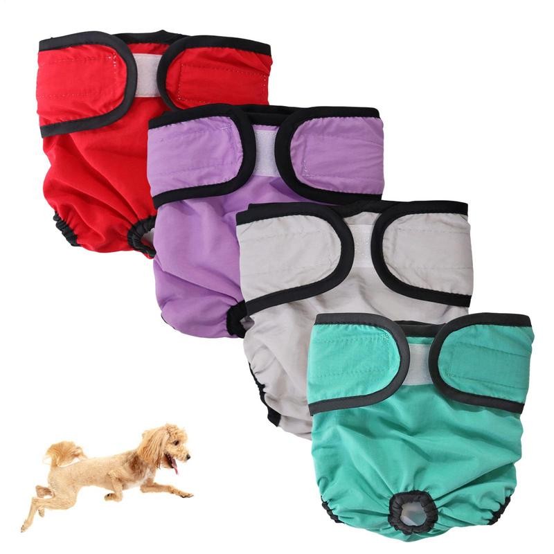 Fraldas Femininas Para Cães , Reutilizáveis Laváveis Ciclo De Calor Com Design Ajustável , De Cor Brilhante Pequenos em Oferta na Shopee