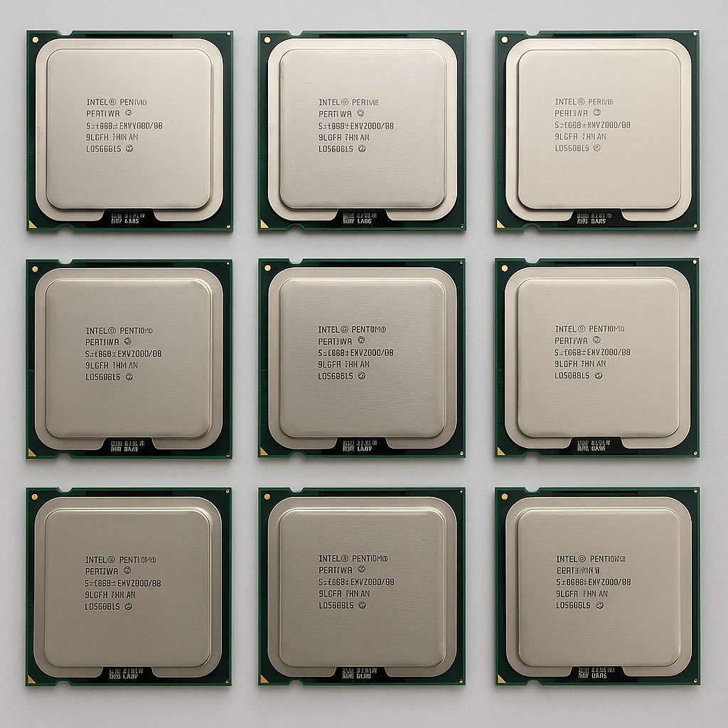 Kit 9 CPUs Intel LGA 775 | E2160 E2180 E2200 E4400 E5700 | Custo-benefício | PCs básicos ou revenda