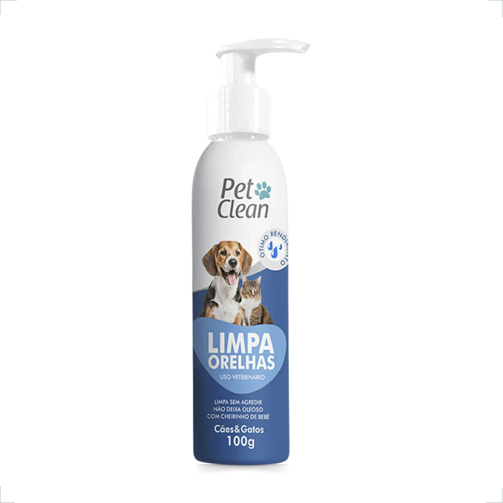 Limpa Orelha Bactericida Para Cães Pet Clean - 100g em Oferta na Shopee