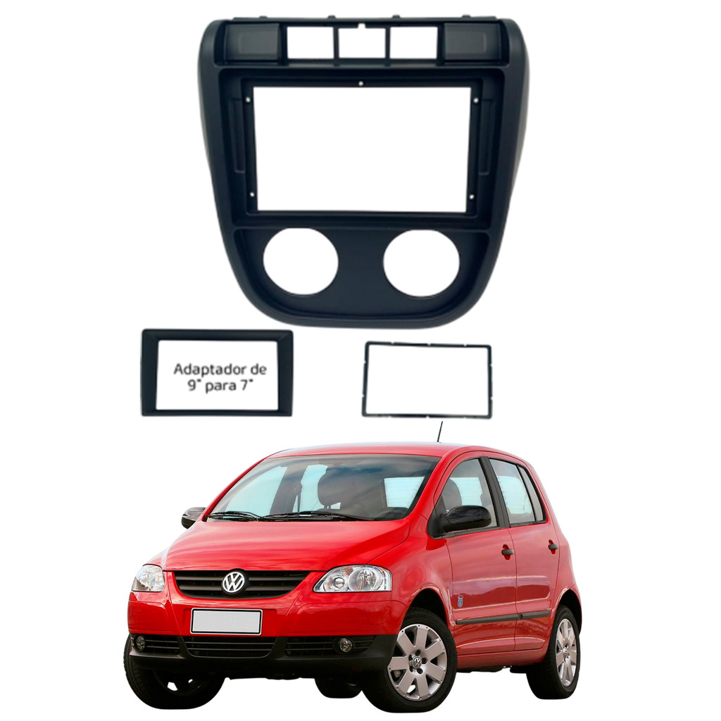 MOLDURA 2 DIN VW FOX/CROSSFOX G1 03/09 9 POL. FIAMON 5945
