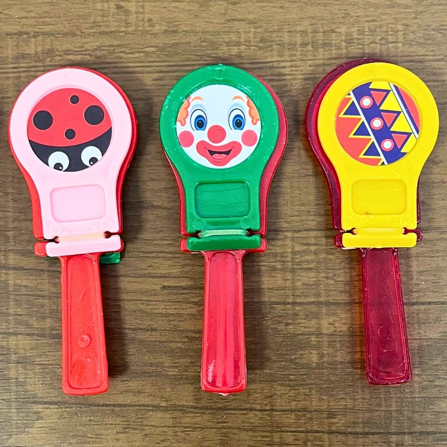 Brinquedo Castanhola Infantil Colorida - 5 unidades - Rizzo em Oferta na Shopee