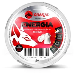 Chumbinho Energia Calibre 6,0 Mm - 100 Unidades - Chakal