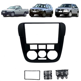 Moldura Multimidia 2 Din Gol Parati Saveiro G4 Preto em Oferta na Shopee