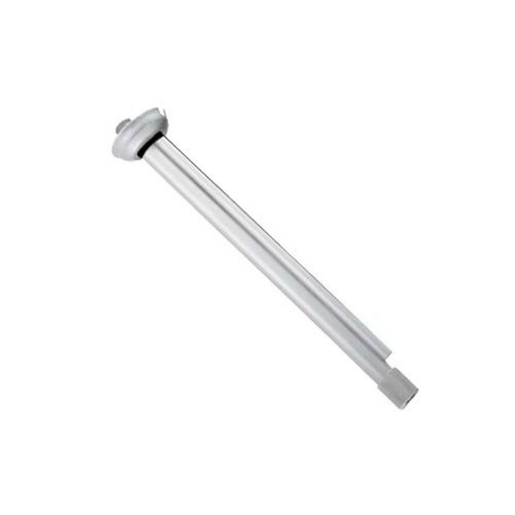 Braço de Alumínio para Chuveiro 30cm Diâmetro 3cm - Cano com Luva e Canopla