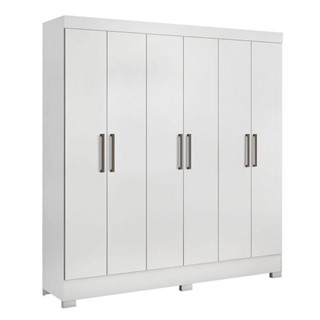 Guarda Roupa Casal Prático Branco - Demóbile em Oferta na Shopee