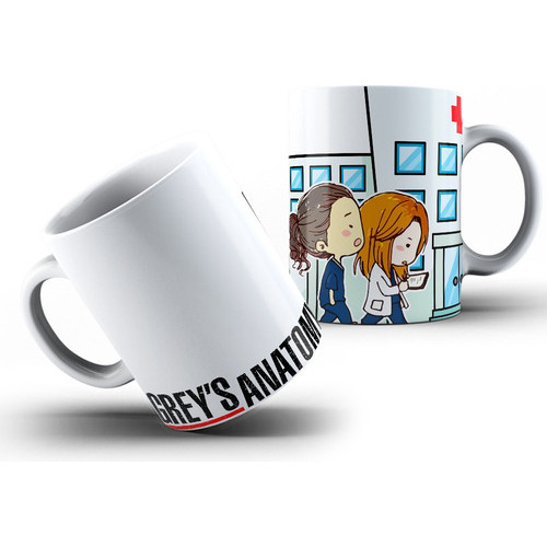 Caneca Xicara Série Grey's Anatomy Cristina Yang Meredith You Are My Person Minha Pessoa