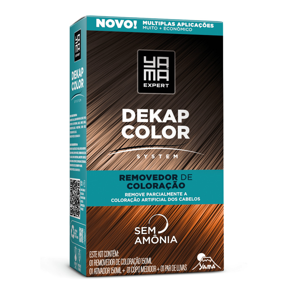Dekapcolor Yamá – Removedor de Coloração 300ml para Todos os Tipos de Cabelo