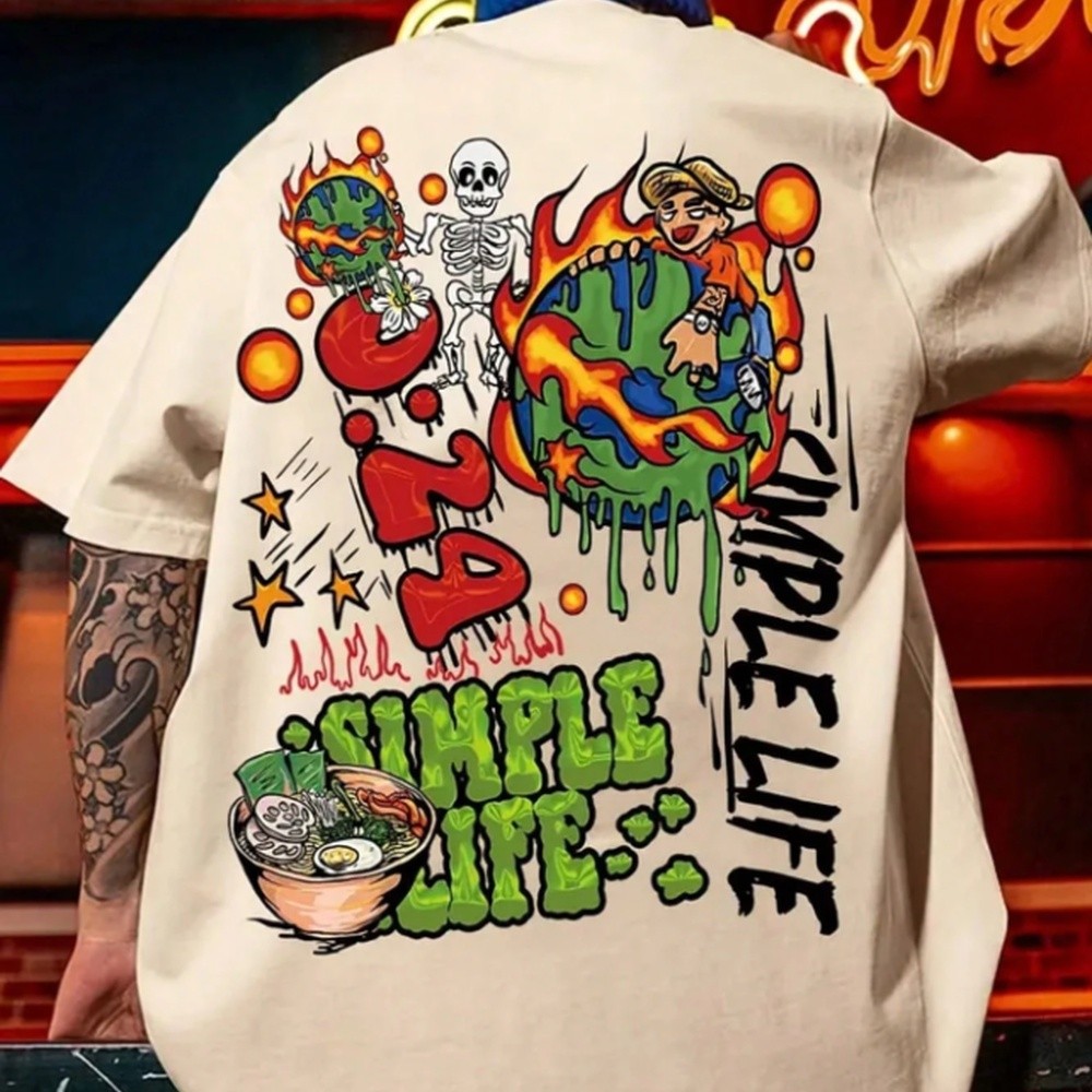Camiseta Masculina Streetwear Soup Blusão Confortável Masculino Feminino Envio Imediato