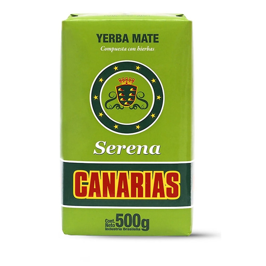 Erva Mate Chimarrão CANARIAS SERENA composta Uruguaia 500g