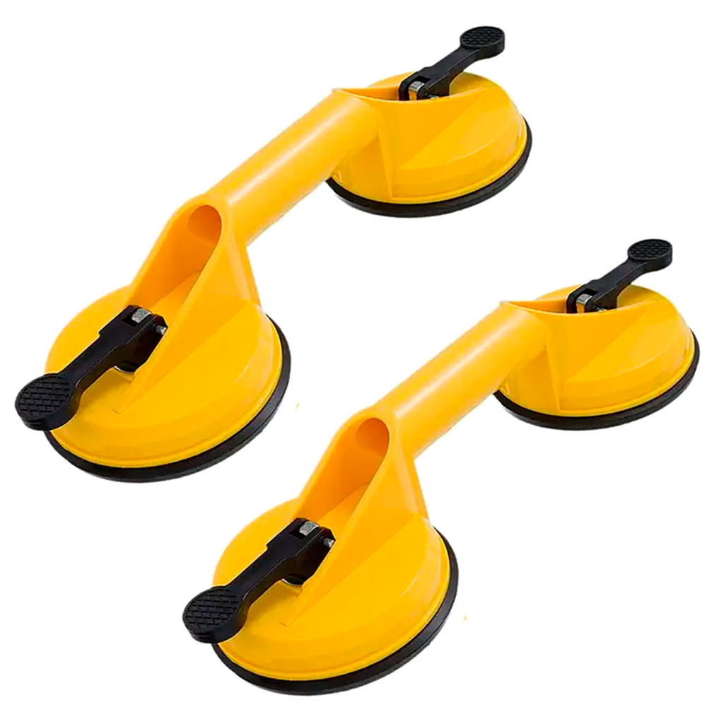 Kit 2 Ventosa Dupla P/ Vidros, Mármores, Espelhos Até 80kg - Home & Living