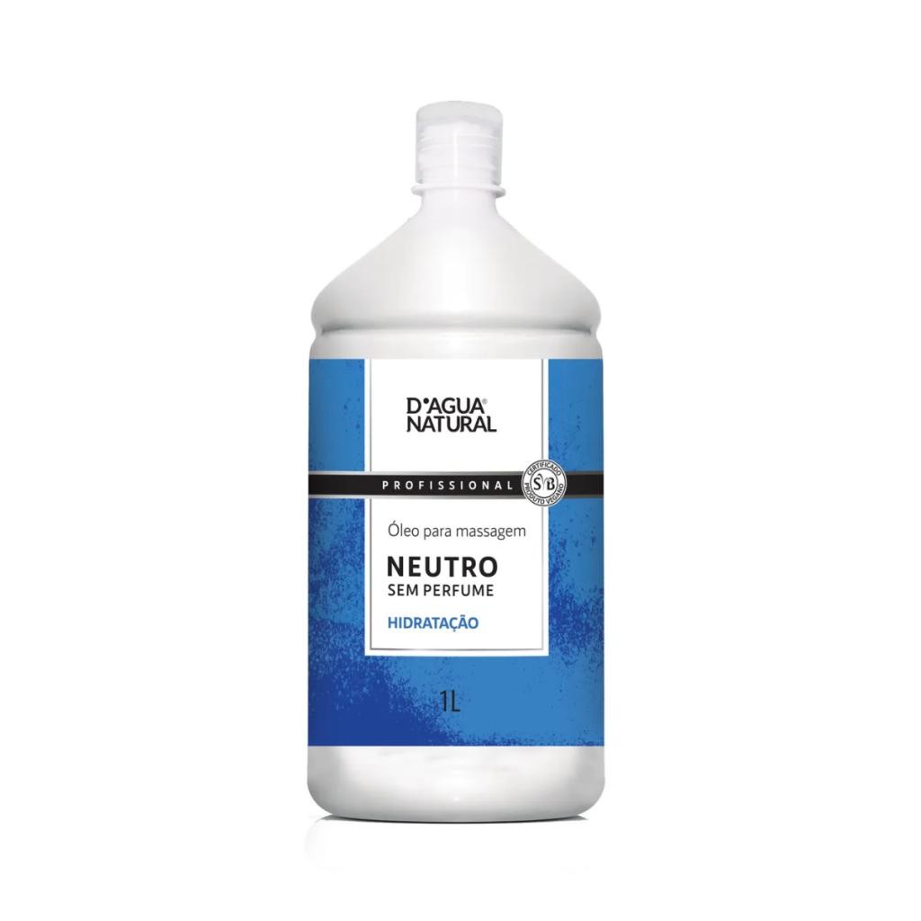 Óleo De Massagem Neutro 1L D'água Natural em Oferta na Shopee