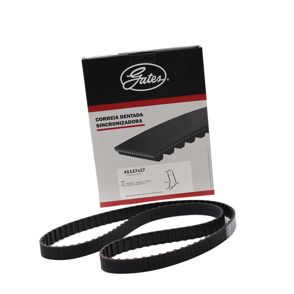 Correia Dentada Gates 41117X17 Fiat Uno, Fiorino - Cód.11040