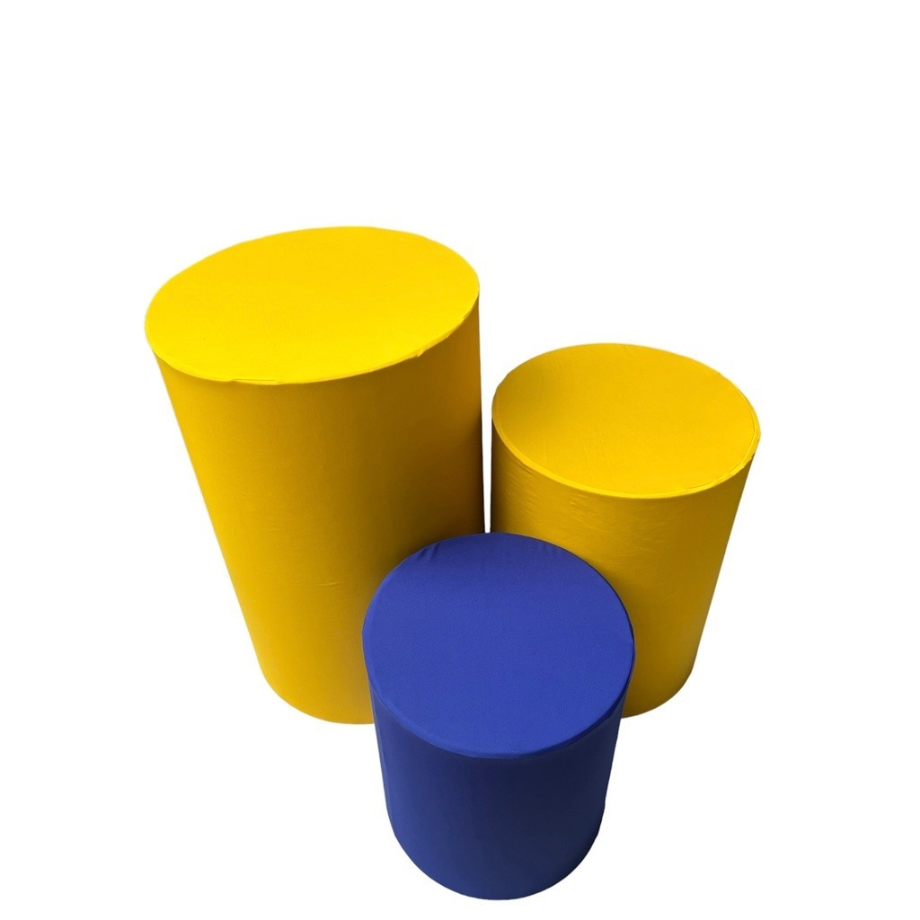 Trio de Capas para Cilindro DECORAÇÃO para Festas Tema Minions