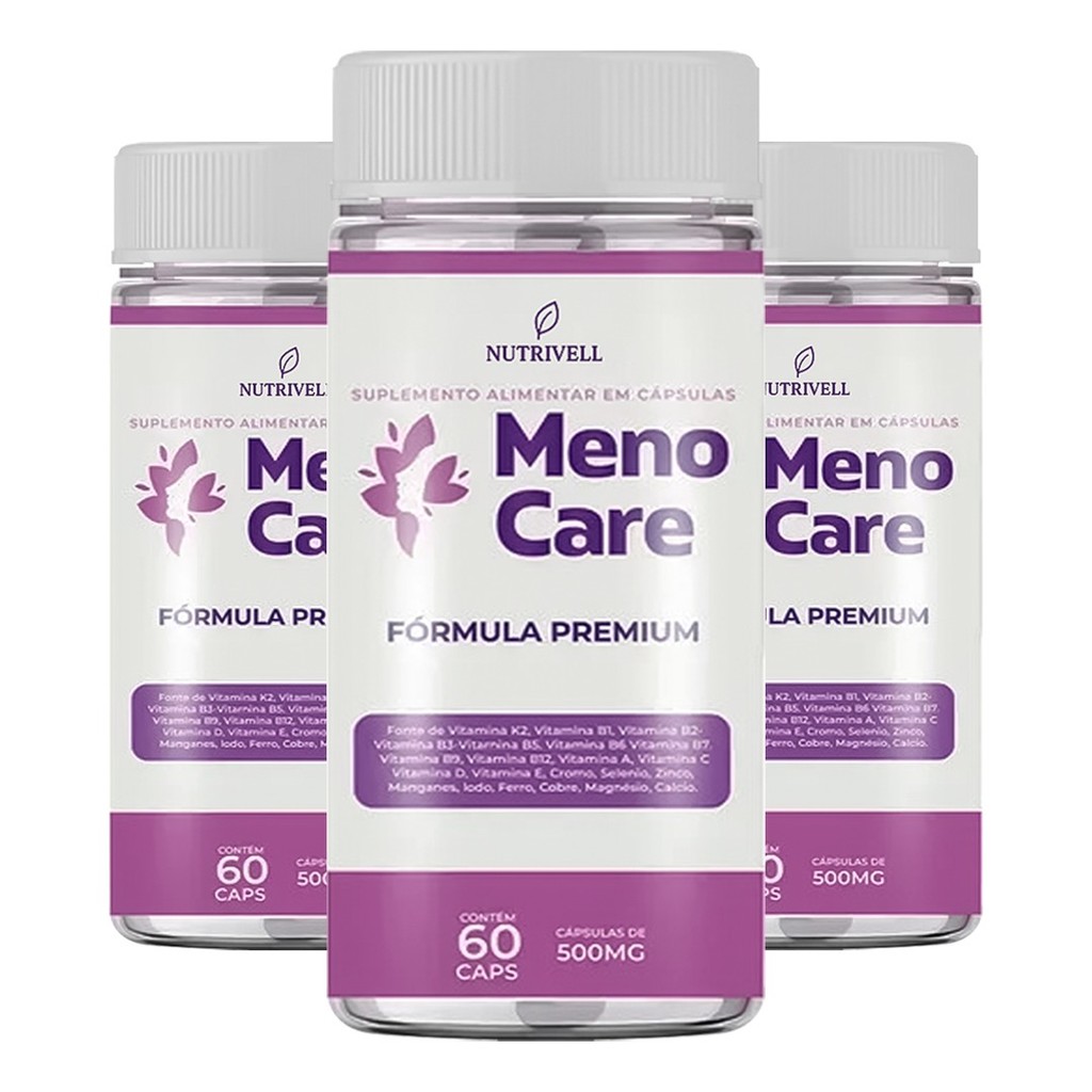3x Meno Care 180 Cápsulas Original - Envio Rápido - Oficial