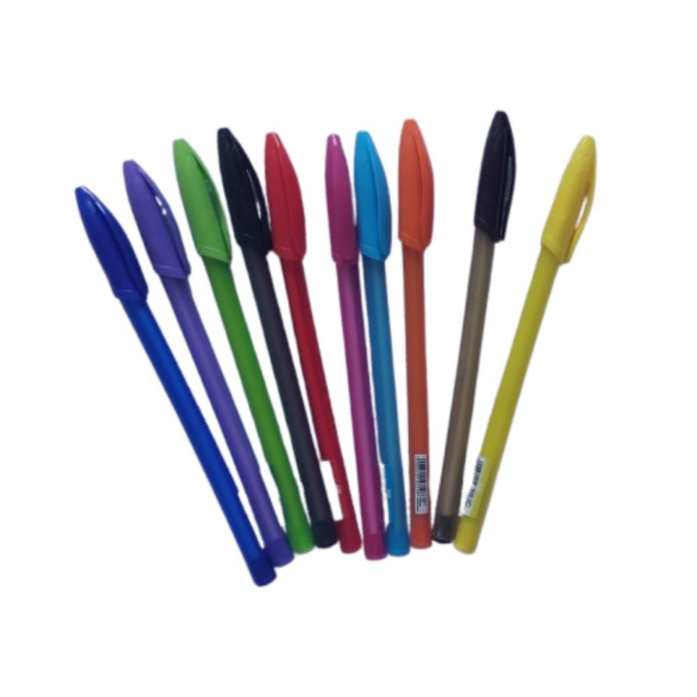 Kit10 Canetas Esferográfica Colors Ponta Metálica 1.0mm em Oferta na Shopee