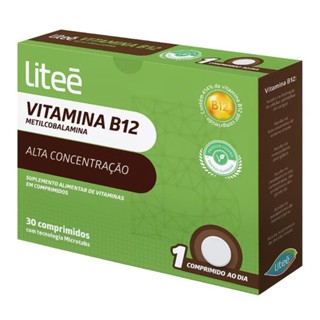 Vitamina B12 Metilcobalamina Suplemento 30 Comprimidos em Oferta na Shopee