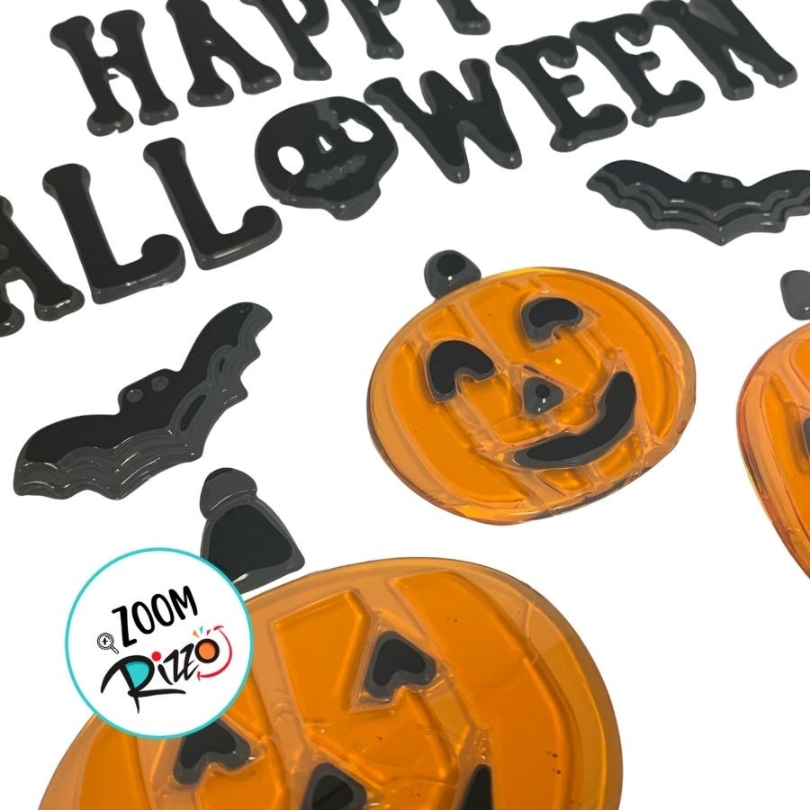 Adesivo De Gel Decorativo De Halloween Happy Halloween - Cromus — imagem 2 de 2