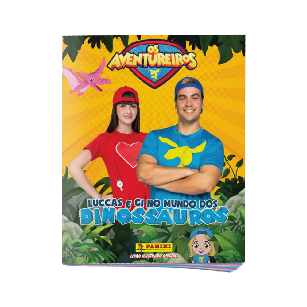 Luccas Neto - Dinossauros - Álbum - Novo - Editora Panini - ISBN 9786555163926 em Oferta na Shopee