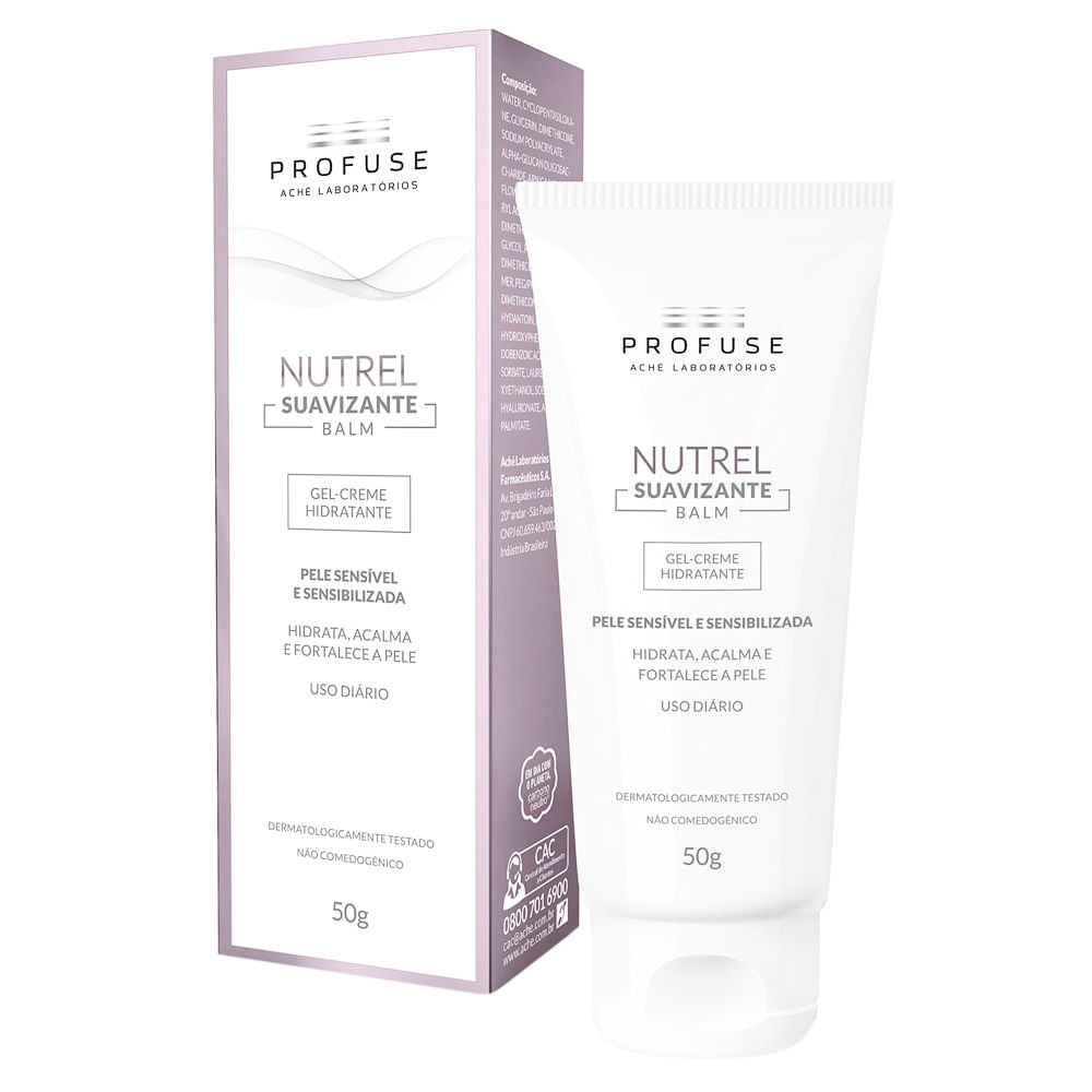 Nutrel Suavizante Balm Profuse Gel Creme Hidratante 50g - Beauty
