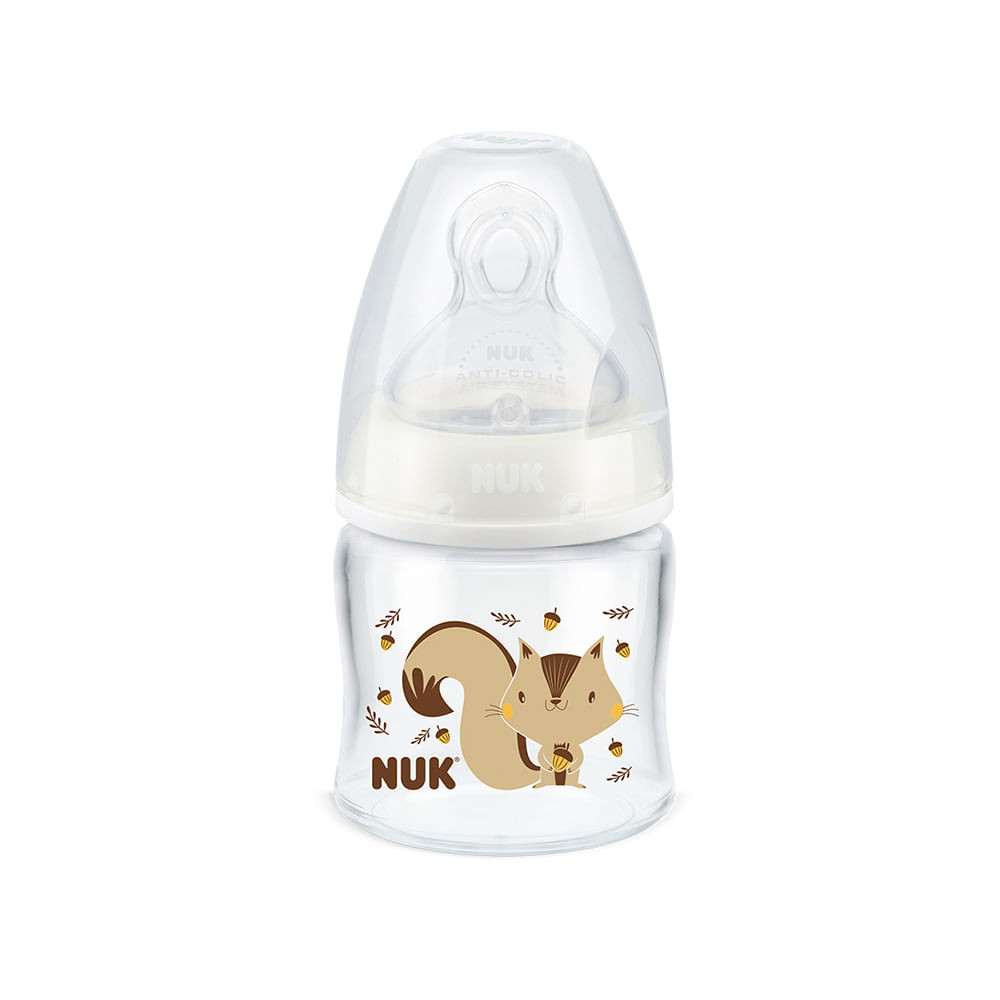 Mamadeira Nuk First Choice Newborn Nível 1 0+ Meses Neutral 90ml - Mom & Baby