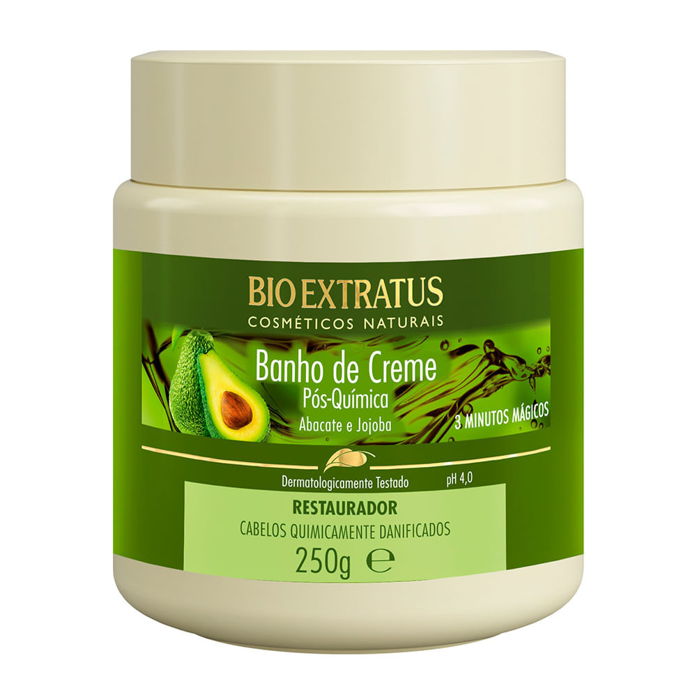 Banho de Creme Bio Extratus Pós Química com 250g - Beauty