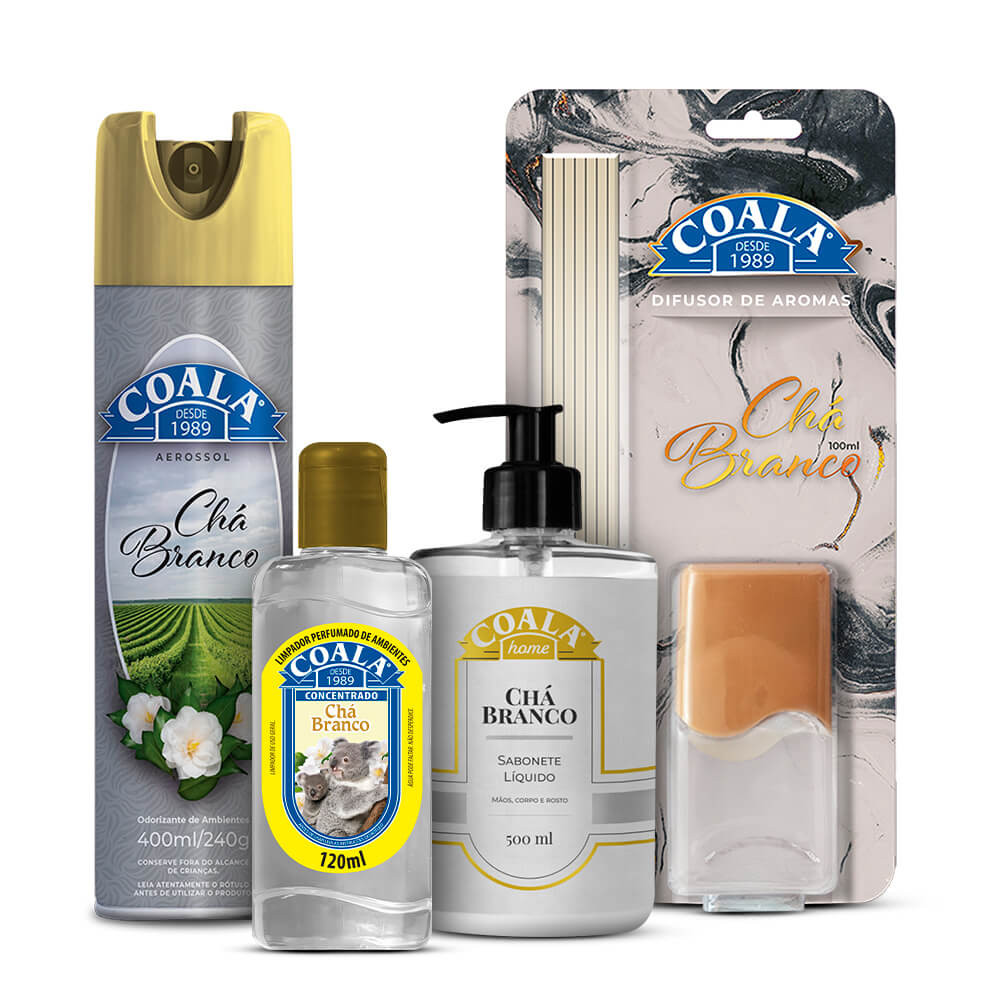 Kit Coala Chá Branco -Bem Estar Diário