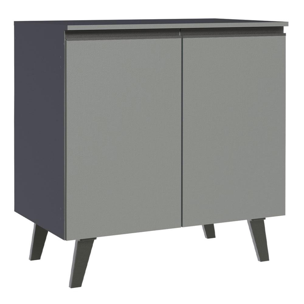 Balcão  Cozinha 80 cm 2 Portas Com Pés  Nice Madesa em Oferta na Shopee