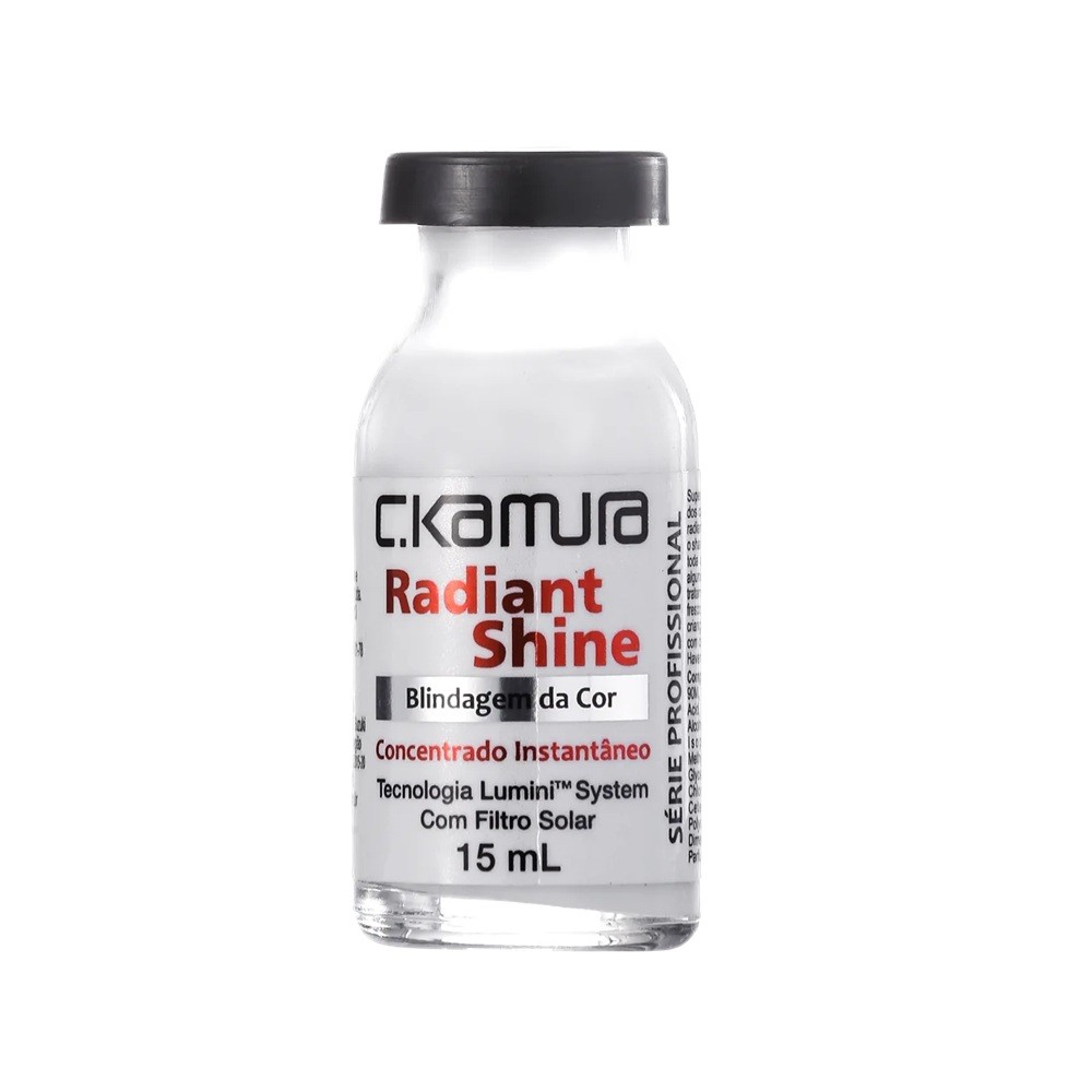 Ampola Radiant Shine C kamura Blindagem Da Cor 15ml em Oferta na Shopee