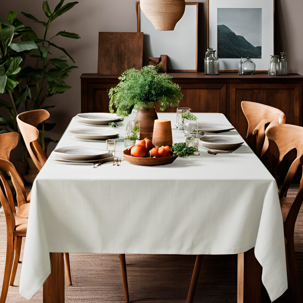 Toalha de mesa Linho Premium 6 lugares 200x140 cm Admirare