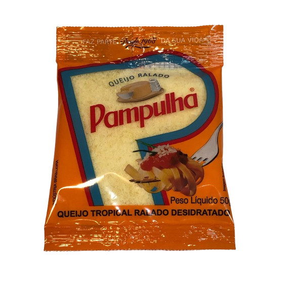 Kit 10 Queijo Ralado Pampulha 50g em Oferta na Shopee
