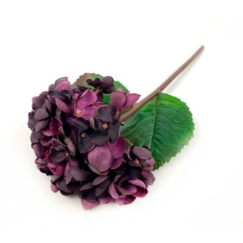 Haste Artificial de Mini Hortênsia Roxa - 33 cm