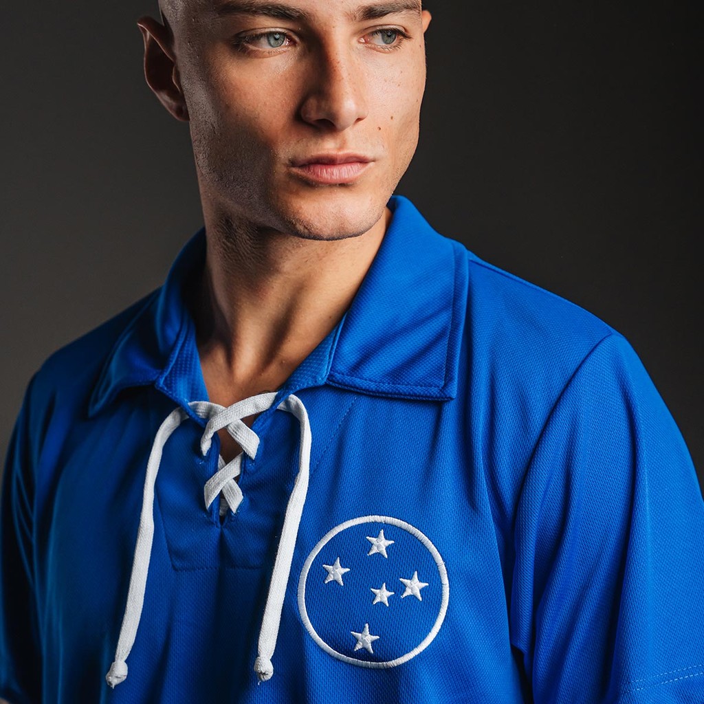 Camisa Cruzeiro Retrô 1945 Corda Masculina Oficial