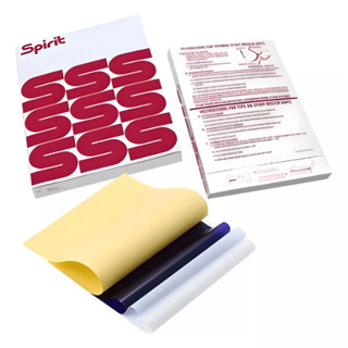 25 Pç Papel Stencil Thermal Spirit Tatuagem Decalque Termico em Oferta na Shopee