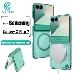 Nillkin Iceblade Prop Capa Magnética Para Samsung Galaxy Z Flip7/Flip 7 Casos De Telefone Lente Protetora Traseira