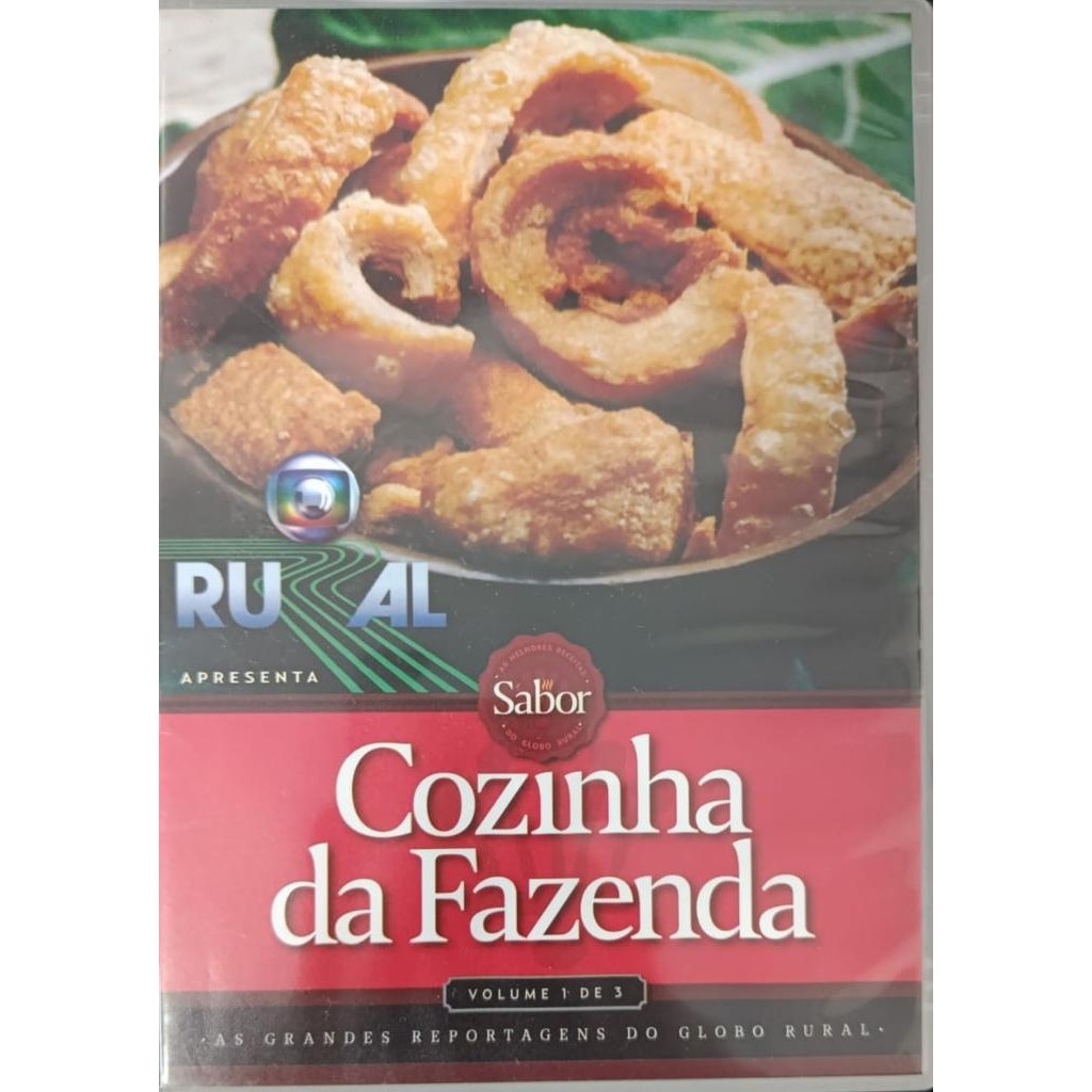 DVD Cozinha da Fazenda Volume 1 Autor: Globo Rural (Novo, Lacrado)