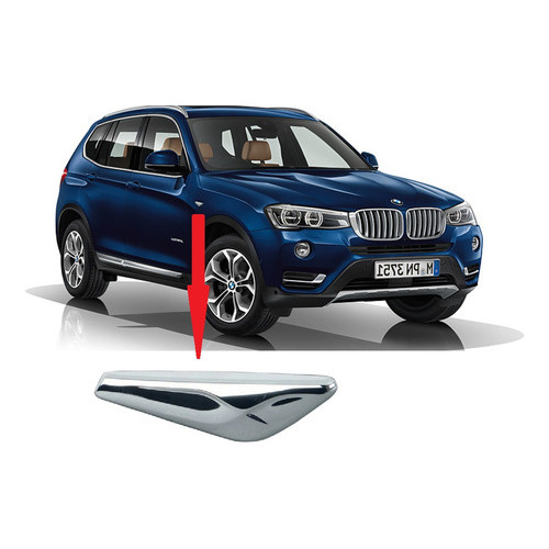 Aplique Cromado Paralama Bmw X3 X4 2015 À 2018 Direito
