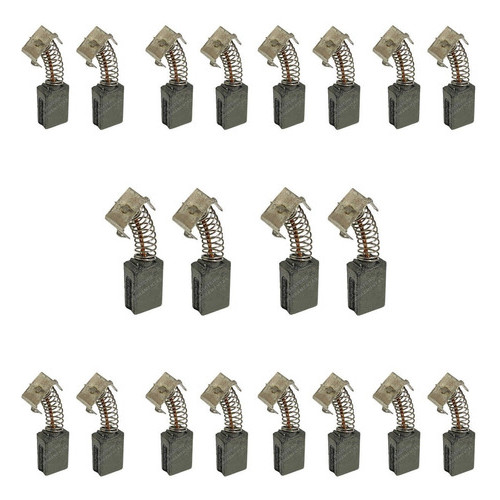 10x Escova De Carvão Blackdecker G720 Esmerilhadeira G-720