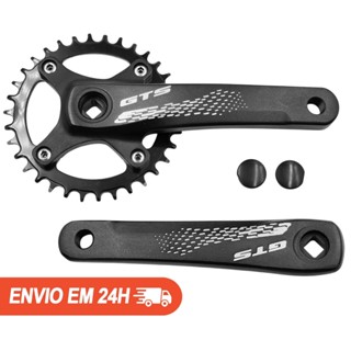 Pedivela Single GTS 34D Coroa Unica Ponta Quadrada 34 Dentes 175mm BCD 104mm 1x9 1x10v 1x11v 1x12v em Oferta na Shopee