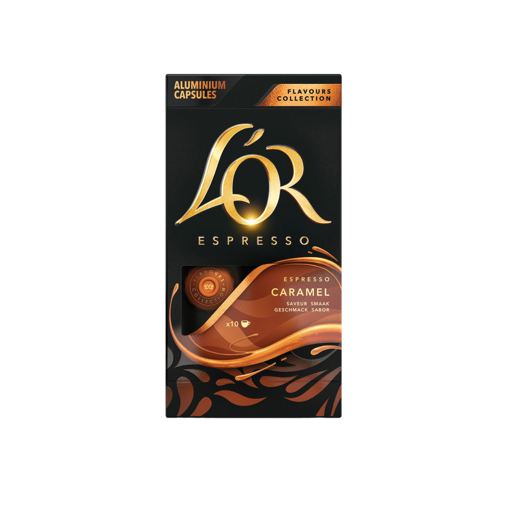 Cápsulas Café L'OR Caramelo 10 Un em Oferta na Shopee