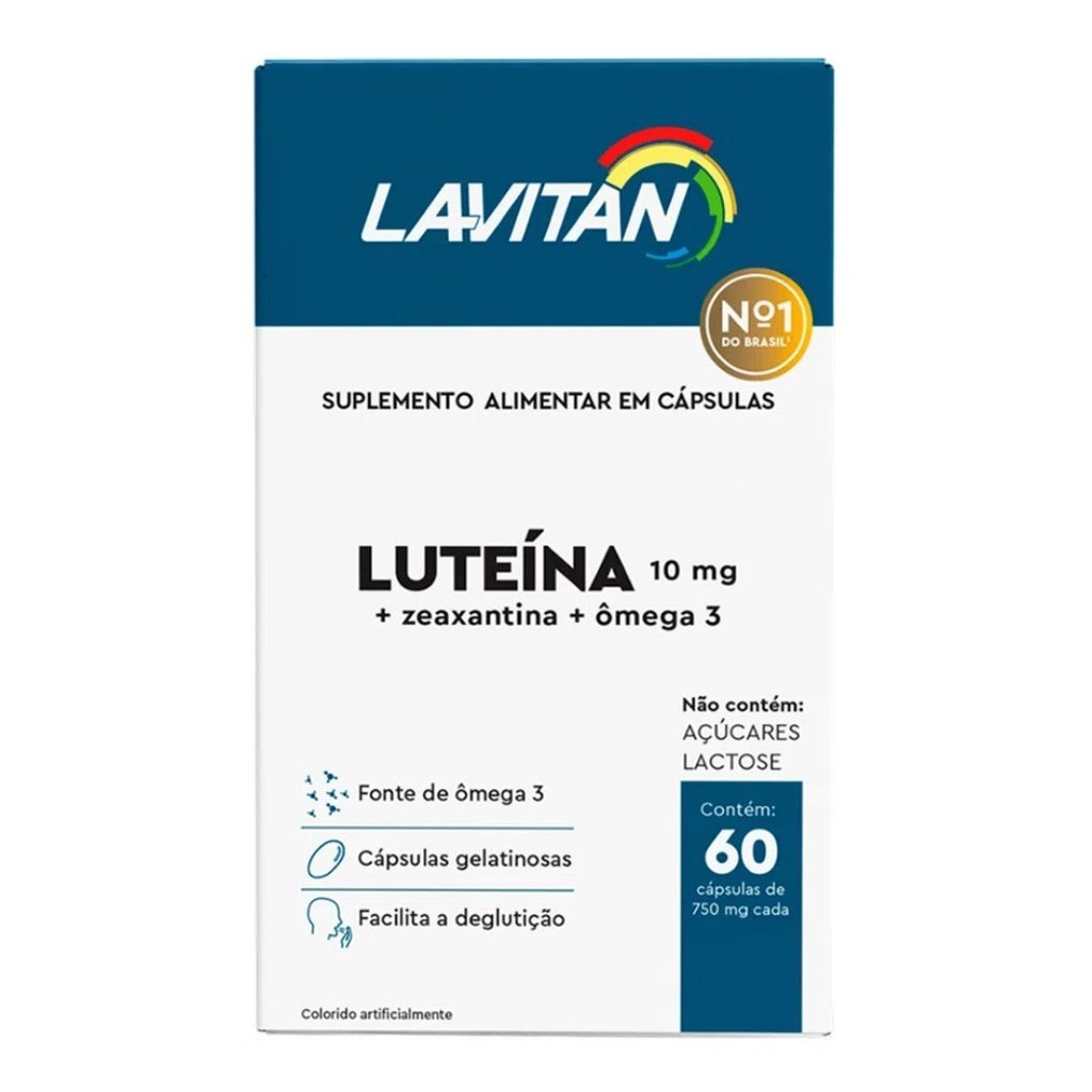 Suplemento Alimentar Lavitan Luteína 60 Cápsulas