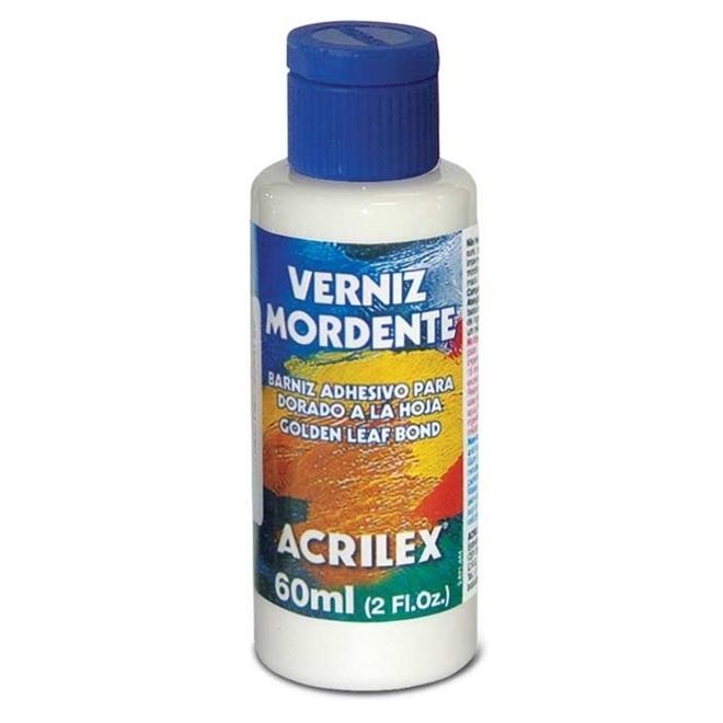 Verniz Mordente 60ml Acrilex - Para Folhas de Ouro e Prata