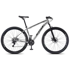Bicicleta Aro 29 KRW Alumínio 21 Velocidades Marchas Freio a Disco Suspensão Mountain Bike X41
