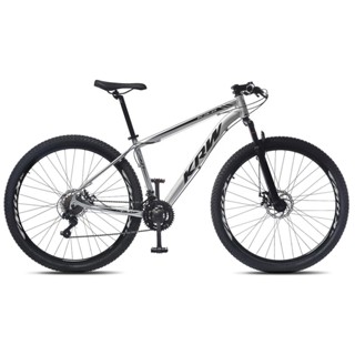 Bicicleta Aro 29 KRW Alumínio 21 Velocidades Marchas Freio a Disco Suspensão Mountain Bike X41 em Oferta na Shopee