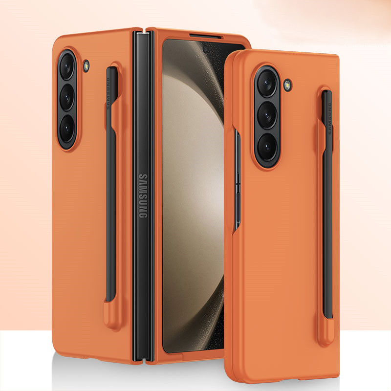 Para Samsung Galaxy Z Fold 5 , 6 7 , Nova Capa De Telefone Dobrável Com slot Caneta , Pele Como Protetora De PC , Dura F