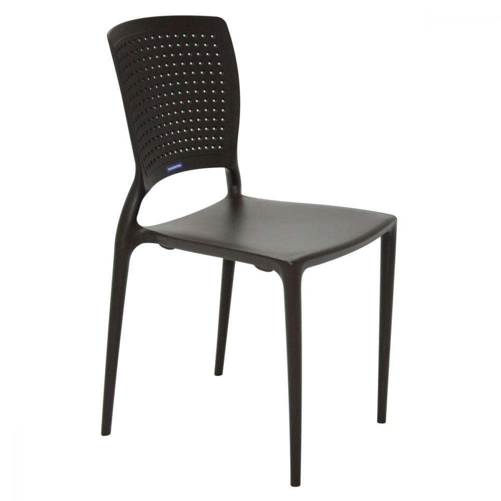 Cadeira Tramontina Safira Marrom em Polipropileno - Home & Living