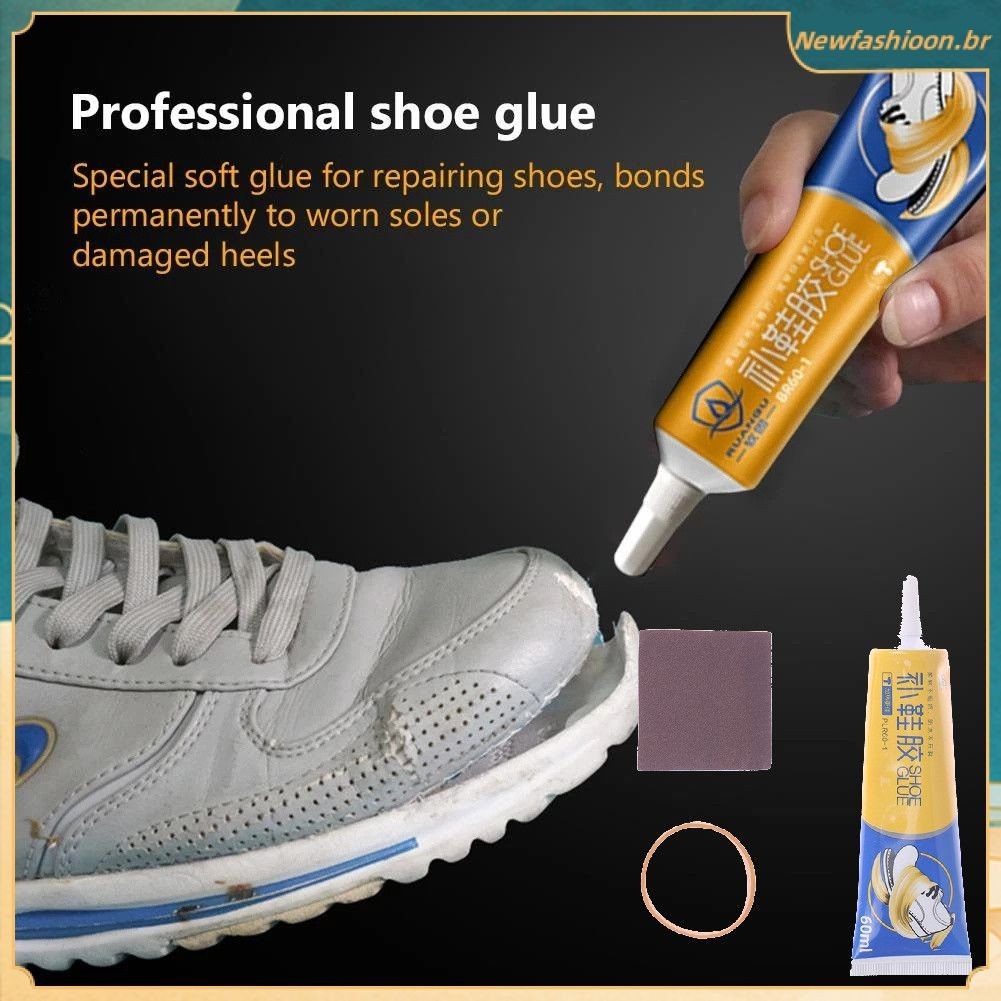 Cola Para Calçados Sapatos De Reparo Rápido À Prova D'água Adesiva Universal Instantânea F...