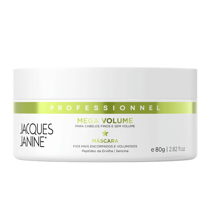 Máscara Tratamento Creme Mega Volume Jacques Janine 80g - Beauty